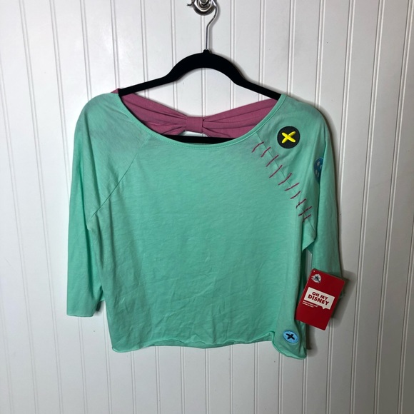 Disney Tops - Oh my Disney LILO & STITCH Voodoo Doll Crop Top Sm